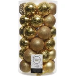 Decoris 2.4 In. Shatterproof Light Gold Bauble Christmas Ornament (37-PACK). Fixed Price $12.36.