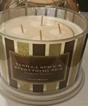 Homeworx By Harry Slatkin 18OZ 4-WICK Candle Vanilla Spice & Everything Nice. Fixed Price $29.99.