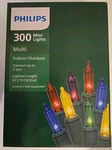 Phillips 300 Mini Multi-color Christmas Lights. 62 Feet. Green Wire. Party. New. Fixed Price $19.99.