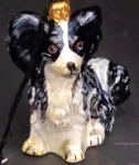 Joy To The World Papillon Dog Polish Blown Glass Christmas Ornament. Fixed Price $42.98.