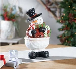 Snowman Winter Frost Large Figurine W/ Peppermint Candy By Valerie. Fixed Price $59.99.