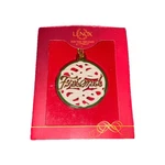 Lenox For My Friend Ball The Holidays Christmas Ornament Ceramic White Gold. Fixed Price $14.99.