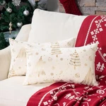 Topfinel Christmas Pillowcases 12X20 Inches Set Of 2, Xmas Tree Gold Brozing .... Fixed Price $25.16.