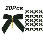 10/20PCS Velvet Bows For Christmas Tree Decor Wreath Garland With Twi. Fixed Price $17.84.