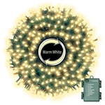 Warm White Battery Operated Christmas Lights, 34.1FT 100 Led Waterproof Strin.... Fixed Price $17.03.