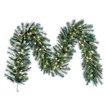 Vickerman 108" Cashmere Dura-lit Led Artificial Christmas Garland In Green/white. Fixed Price $146.45.