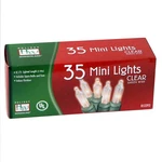 35-COUNT Clear Christmas Light Set. Fixed Price $15.76.