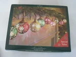 Hallmark Illuminations Snowflake Balls Ornament Set 9. Fixed Price $94.97.