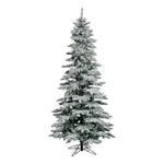 Vickerman 90" Utica Fir Slim Artificial Christmas Tree W/ 550 Lights In White. Fixed Price $253.01.