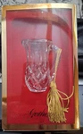 Vintage Gorham Mini's Lady Ann Crystal Pitcher Gold Tassel Xmas Ornament Nib. Fixed Price $6.99.