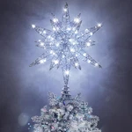 Christmas Tree Topper, Double-layer Glitter Metal 3D Lighted With Us. Fixed Price $46.99.