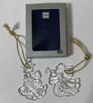 Mikasa Crystal Cherub Star Trumpet Ornaments Joyous Collection 092 &190. Fixed Price $13.49.