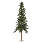 Vickerman 108"PLASTIC Natural Alpine Artificial Christmas Tree Green. Fixed Price $280.38.