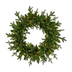 Seasonal Llc Prelit Dandan Pine Wreath 20 Inch 150 Warm Led Lights 375 Branches. Fixed Price $59.99.