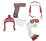 Christmas Red & White Costume Photo Stick Props - 6 Pieces. Fixed Price $9.99.