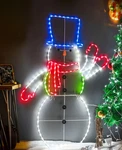 5FT Animated Led Snowman Light For Festive Indoor/outdoor Christmas Decor. Fixed Price $99.99.