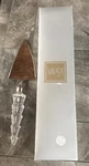 Mikasa Starshine Christmas Cake Server Spatula Clear Crystal Tree Handle New. Fixed Price $17.99.