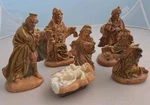 Nativity Set - 6 Piece Holiday Collection By World Bazaars Miniature. Fixed Price $14.95.