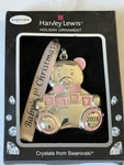 Harvey Lewis Ornament 2018 Girl Baby's 1ST Christmas New Swarovski Crystals. Fixed Price $9.97.