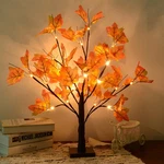 Artificial Lighted Maple Tree 24LED Lights Battery Operated For Home Decoration. Fixed Price $29.84.