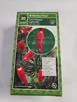 Chili Pepper Christmas Set String Tree Rv Patio Tiki Bar New. Fixed Price $17.19.