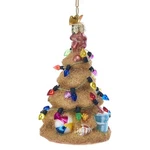 Kurt Adler Noble Gems Sand Christmas Tree Glass Ornament Multi Color. Fixed Price $21.76.