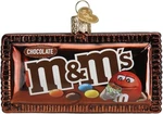 Old World Christmas Glass M&m's Milk Chocolate Candy Hanging Ornament 32587-OWC. Fixed Price $30.86.