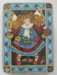 Grandeur Noel Ceramic Holiday Angel Ornament, Swc, Tin Box. Fixed Price $12.99.