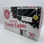 Vintage String-a-long Classic Christmas 50 Assorted Colored Lights Tested. Fixed Price $22.99.