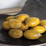 Kalalou Set Of Dozen Hand Carved Wooden Lemons One Size Yellow. Fixed Price $89.36.