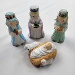 House Of Lloyd Ceramic Nativity 4-SET Peace On Earth Christmas Vintage 1992. Fixed Price $22.00.