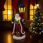 Christmas Santa Light For Xmas Party Decoration Ornament Tree Claus Snowy Gro.... Fixed Price $50.33.