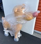 Design Toscano Santa's Red Nose Rudolph Christmas Reindeer Statue Outdoor 60". Fixed Price $1320.00.