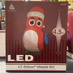 Christmas Airblown Inflatable Led Light Up Bird 4.5 Ft By Enchanted Forest. Fixed Price $44.99.