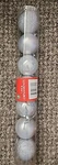 Christmas House Tree Ornaments Silver 2 Tone 7 Pack Decoration Balls. Fixed Price $5.85.