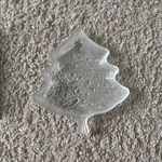 Christmas - Celebrations Crystal Clear 7.5 Frosted Tree Plate W/ Box. Fixed Price $12.00.