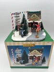 Lemax Village St. Nicholas Christmas Tree Lot Holiday Accent Decor 2013 #33001. Fixed Price $46.85.