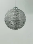 Allstate Floral 4.75 Beaded Ball Christmas Ornament. Fixed Price $8.58.