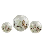 Melrose Set Of 3 Led Frosted Glass Christmas Globes With Timer 8". Fixed Price $84.49.