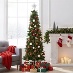 Fraser Fir Pencil Artificial Christmas Tree Pre-lit Offering 8 Warm Light Modes. Fixed Price $85.69.