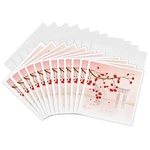 3DROSE Japanese Sakura Red Cherry Blossoms 6X6 Greeting Cards Set Of 12. Fixed Price $14.70.