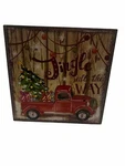 Fabulous Home Light Up Christmas Jingle All The Way 7 X 1.5 Sign. Fixed Price $13.45.