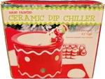 Dennis East Brand Hand Painted Christmas 2PCS Ceramic Dip Chiller Set New Box. Fixed Price $5.48.