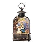 Roman Angel Holy Family Printed Art Led Swirl Dome. Fixed Price $64.95.