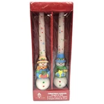 Christmassnowmen Taper Candles Set Of 2 Vintage American Greetings Box. Fixed Price $12.95.