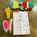 Target Wondershop Tinsel Lit Unicorn Replacement Parts Only Ears, Horn, Scarf. Fixed Price $7.92.