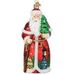 Old World Christmas Blown Glass Ornament For Tree, German Santa. Fixed Price $36.21.