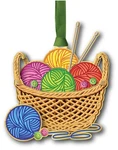 Beacon Design Yarn Basket Ornament, 2.96-INCH, Multicolor. Fixed Price $28.36.