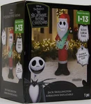 Disney Gemmy 5.5 Ft Jack Skellington Santa Suit Christmas Tree Inflatable Nib. Fixed Price $64.99.