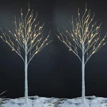 Lightshare 6 72L Led Birch Tree Lights, Feet, 2-PACK, Warm White. Fixed Price $93.41.